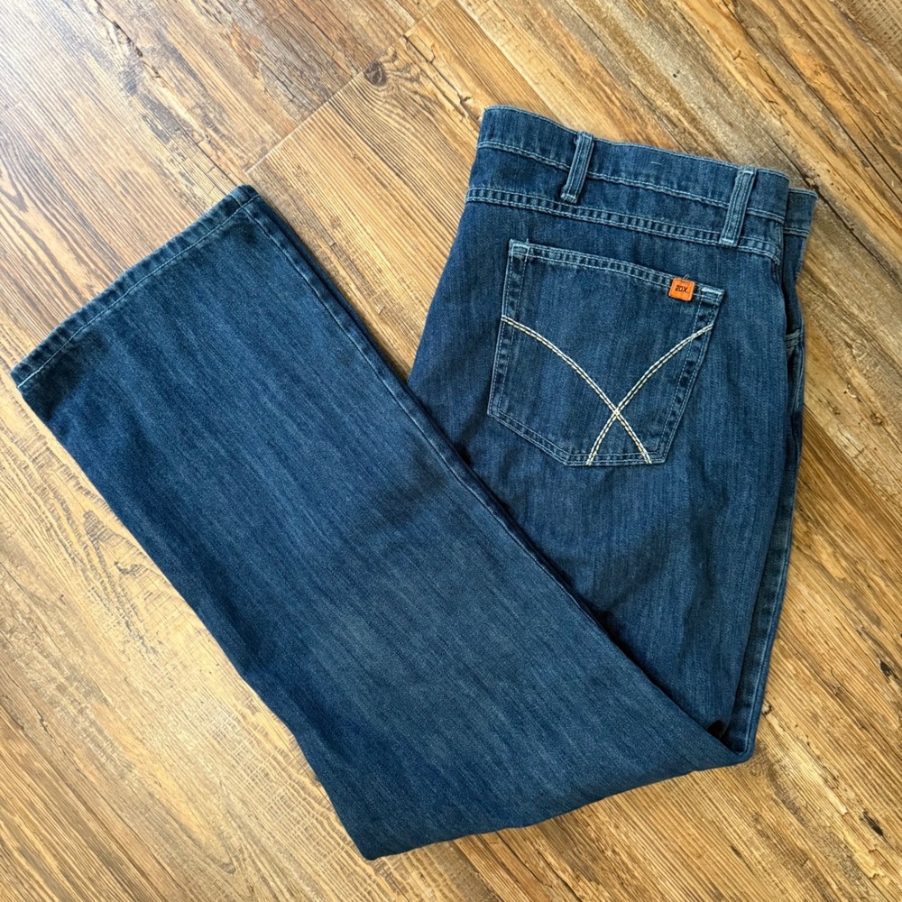 Wrangler 20X FR Jeans Mens 42x32 Blue Flame Resistant Relaxed Fit Workwear